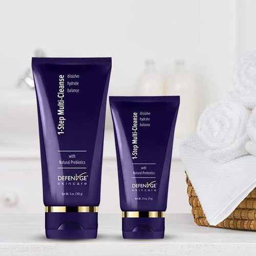 1-Step Multi-Cleanse| 2.5 oz., 5.0 oz. Luxurious facial cleanser with Natural Prebiotics