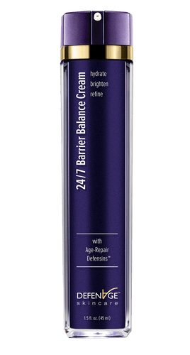 Intensive hydrating lightweight cream infused with Age-Repair Defensins®, multi-action barrier balancing ingredients and skin brightening skincare actives work together to regenerate and rejuvenate the appearance of skin.